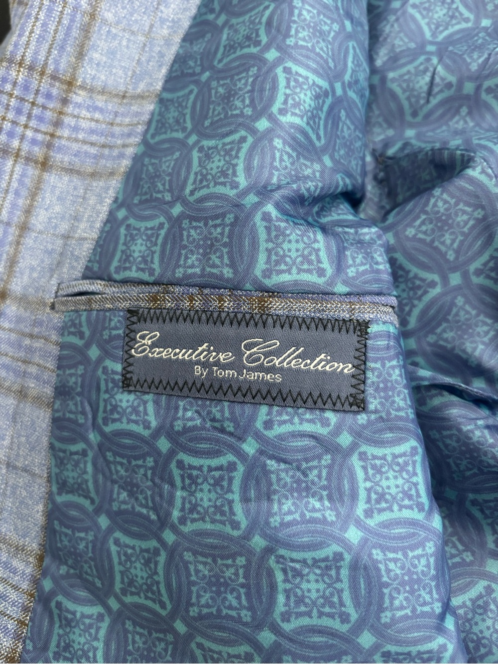 Tom James Executive Collection Bespoke Sport Jacket, 48R *see measurements* - Picture 4 of 8